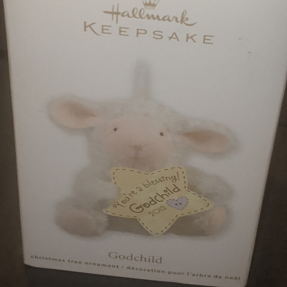 Hallmark keepsake ornament "2012 Godchild"